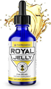 Royal Jelly Supplement - 500mg - 2oz - Organic, Non-GMO - Bee Powered Vitamins, Minerals, Antioxidants - Nutrient-Rich Superfood (Food of The Emperors) - Supports Well-Being and Skin Health in Pakistan
