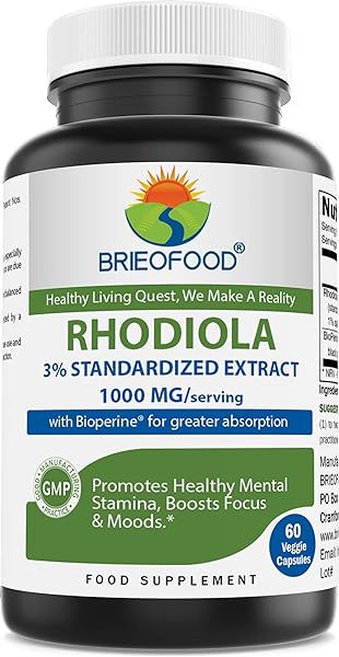 Brieofood Rhodiola 3% Standardized Extract 10 in Pakistan