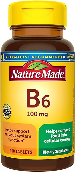 Nature Made Vitamin B6 100 mg, Dietary Supple in Pakistan