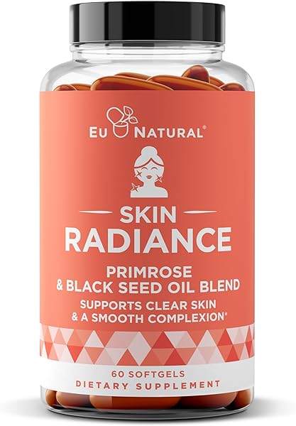 Radiance Flawless Skin & Complexion – Hormonal Acne, Skin Care – Support Your Natural Beauty Building Blocks – Cold Pressed Acne Pills, Evening Primrose Oil, Black Seed Oil, & DIM – 60 Liquid Softgels in Pakistan in Pakistan