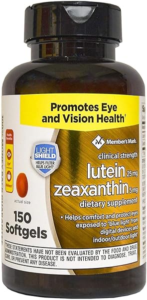 Members Mark Lutein 25mg Zeaxanthin 5mg (150  in Pakistan