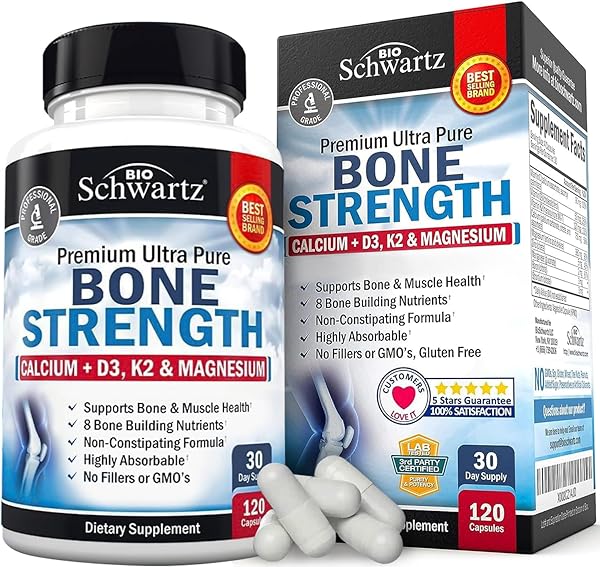 Bone Strength Supplement with Calcium + D3, K in Pakistan
