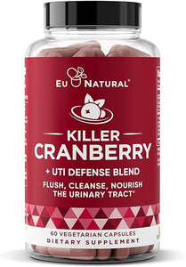 9-In-1 Killer Cranberry Pills for Women – UTI Defense Blend with Clinically Studied Ingredients – 9 Extract Urinary Tract Supplement – Pine Bark, Propolis, Vitamin D & More – 60 Fast-Acting Capsules in Pakistan