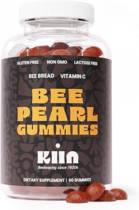 Bee Pearl Gummies - Bee Bread (Fermented Bee Pollen) | 100% Natural Superfood Rich in Vitamins A, B, C, E, K, Mg, P, Enzymes, Amino Acids, Antioxidants, Omega 3 6 9 - Metabolism & Immunity in Pakistan
