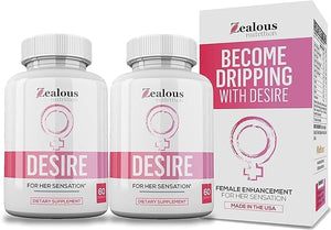 Desire Dong Quai Female Libido Enhancement Supplement – 14X Intimacy Booster for Women - Boosts Passion, Performance, Energy, & Arousal w/ Epimedium, & Maca Root For Hormone Support - 2 Month Supply in Pakistan