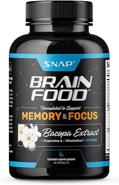 Nootropics Brain Booster Supplement for Memory and Focus - Improve Brain Focus, Clarity & Memory Supplements for Seniors & Adults + Energy & Mood Booster - Bacopa Extract, Ginkgo Biloba (60 Capsules) in Pakistan in Pakistan