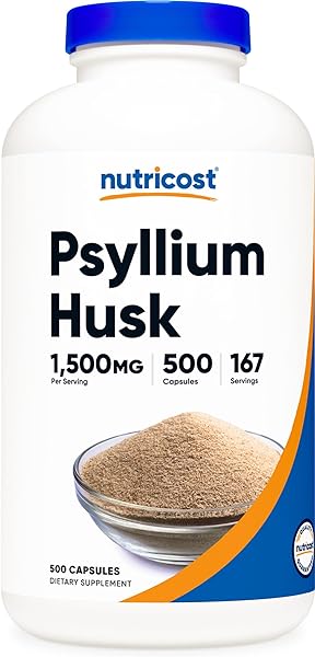 Nutricost Psyllium Husk 1500mg Per Serving, 5 in Pakistan