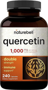 NatureBell Quercetin 1000mg Per Serving | 240 Capsules, Ultra Strength Quercetin Supplement | Bioflavonoids for Healthy Immune Support, Third Party Tested, Non-GMO & No Gluten in Pakistan