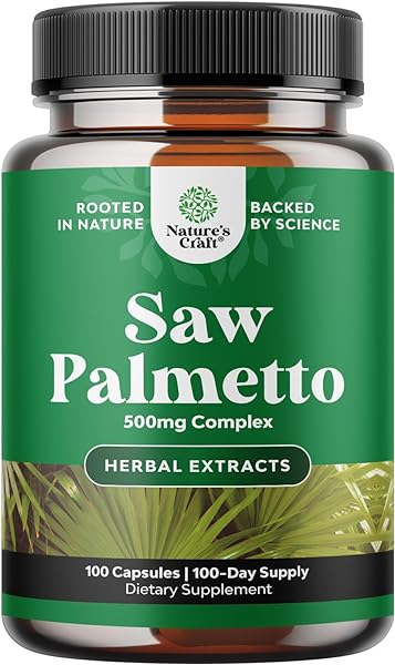 Extra Strength Saw Palmetto Extract - Advanced Saw Palmetto for Women and Men's Hair Growth and Urinary Support with Plant Sterols & Flavonoids - Potent Herbal Saw Palmetto Supplement - 100 Capsules in Pakistan in Pakistan