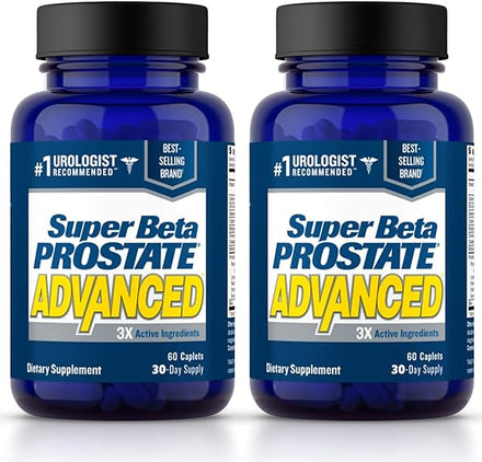 Super Beta Prostate Advanced – Support Bladder Emptying, Promote Sleep, Prostate Supplements for Men’s Health with Beta Sitosterol, not Saw Palmetto (120 Caplets, 2- Pack) in Pakistan