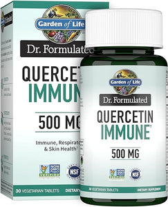 Garden of Life Quercetin Once Daily Immune System Support Supplement with Vitamin C, D & Probiotics – Dr Formulated – Immune Health, Respiratory Health, Skin Health, Gluten Free, Non GMO – 30 Tablets in Pakistan