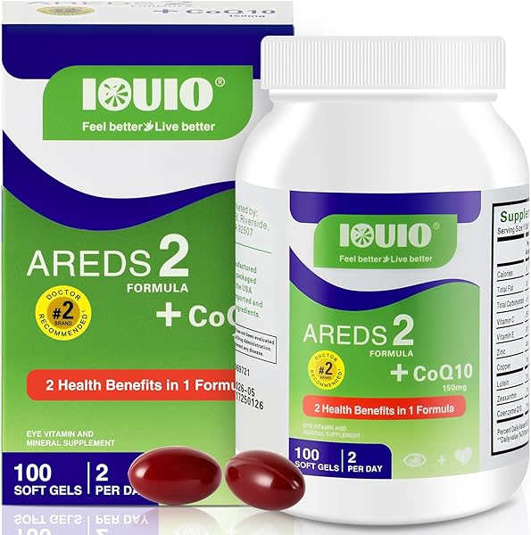 AREDS 2 Eye Vitamins with CoQ10 for Heart Hea in Pakistan