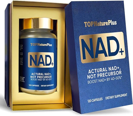 TOPNaturePlus NAD Supplement, More Efficient Than NMN, NAD+ 500mg with TMG 250 mg for Cellular Energy Metabolism & Repair, Boost NAD Levels, Promotes Anti-Aging, 120 Capsules in Pakistan