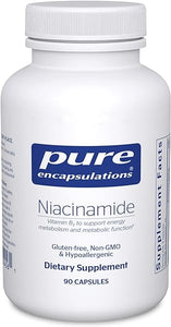 Pure Encapsulations Niacinamide | Vitamin B3 Supplement to Support Energy Metabolism, Joint Mobility, and Metabolic Function* | 90 Capsules in Pakistan
