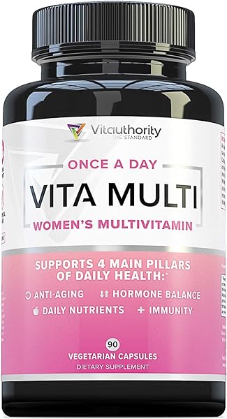 VITA Multi Multivitamin for Women: Women’s Daily Multi-Vitamin Supplement with DIM, Iodine, Ashwagandha | Supports Youthful Complexion, Healthy Cortisol and Estrogen Balance - 30 Day Supply in Pakistan