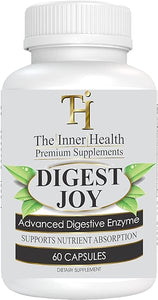 Digest Joy - Advanced Enzyme Blend for Optimal Digestion Support - Amylase, Lipase, Bromelain, Protease,Lactase & Other Enzymes(60 Vegetable Caps) in Pakistan