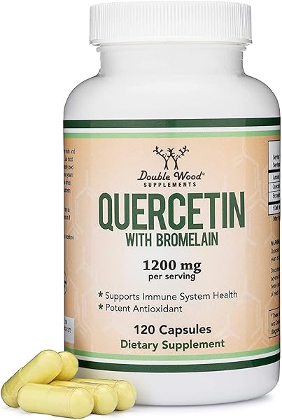 Quercetin with Bromelain - 120 Count (1,200mg in Pakistan