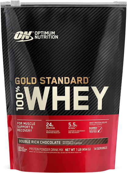 Optimum Nutrition Gold Standard 100% Whey Protein Powder for Lean Muscle Mass