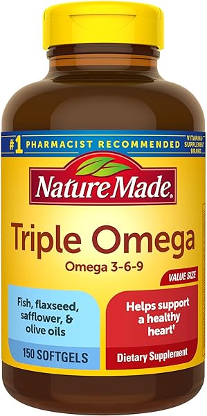 Triple Omega 3-6-9, 150 Softgels Value Size, Omega Supplement For Heart Health in Pakistan in Pakistan