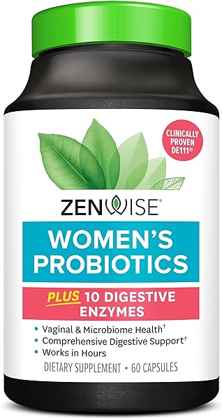 Zenwise Probiotics for Women – Probiotics + Prebiotic + Digestive Enzymes for Vaginal Health,Daily Gut Flora Health, and Gas, Bloating and Irregularity for Optimal Digestive Health Wellness (60 Count) in Pakistan