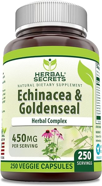Herbal Secrets Echinacea & Goldenseal Root 45 in Pakistan