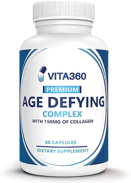 Age Defying Complex With Hyaluronic Acid, Collagen Powder, Aloe Vera, Turmeric & Vitamin E - Vitamin Supplements For Anti-Aging, Wrinkles And Fine Lines, Hair Growth & Joint Support - 60 Pills in Pakistan