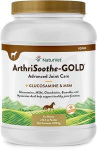 NaturVet ArthriSoothe Gold Advanced Joint Horse Supplement Powder – For Healthy Joint Function in Horses – Includes Glucosamine, MSM, Chondroitin, Hyaluronic Acid – 60 Day Supply in Pakistan