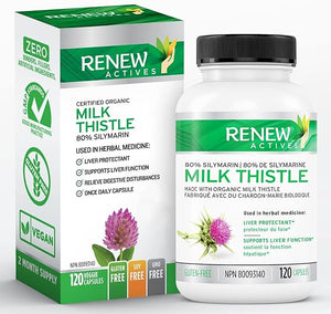 Renew Actives Organic Milk Thistle Supplement 120 Veggie Capsules in Pakistan