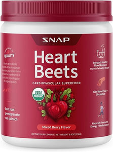 USDA Organic Heart Beets, Naturally Support Healthy Blood Circulation, Mixed Berry, 250g in Pakistan