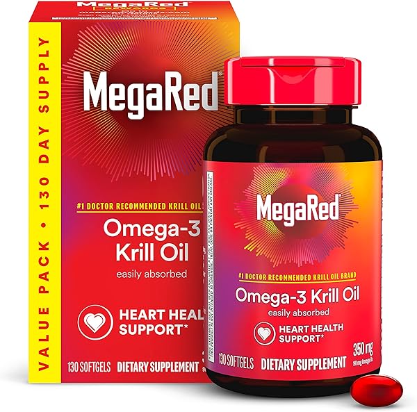 MegaRed Krill Oil 350mg Omega 3 Supplement, 1 in Pakistan