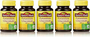 Nature Made Potassium Gluconate 550mg, 100 Tablets (Pack of 5) in Pakistan