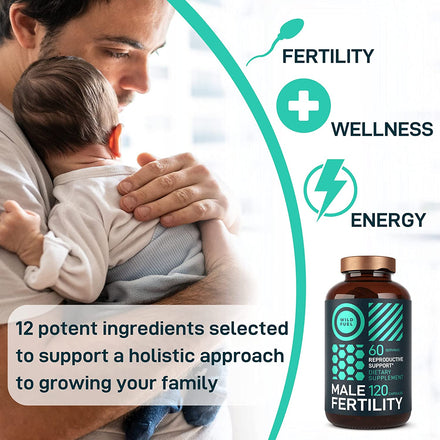 Men Fertility Supplement Prenatal Vitamins and Minerals Naturals Men Prenatal Vitamins - Conception Fertility Support Supplements