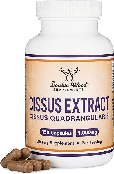 Cissus Quadrangularis Super Extract, 150 Capsules, Manufactured in The USA, Dietary Supplement for Joint and Tendon Pain, 1000mg Serving Size in Pakistan
