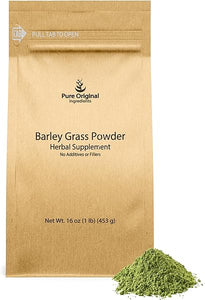 PURE ORIGINAL INGREDIENTS Barley Grass Powder, 1 lb, Herbal Supplement, Always Pure, No Fillers in Pakistan
