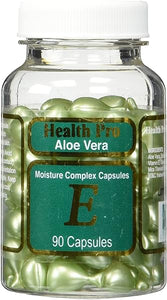 Aloe Vera & Vitamin E Skin Oil, 90 green Capsules in Pakistan