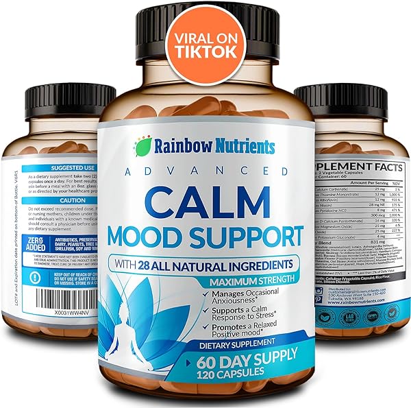28 in 1 Calm Mood Support Supplement- Natural in Pakistan