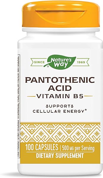 Nature's Way Pantothenic Acid, Supports Cellu in Pakistan