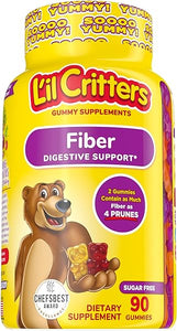 L’il Critters Fiber Daily Gummy Supplement for Kids, for Digestive Support, Berry and Lemon Flavors, 90 Gummies in Pakistan