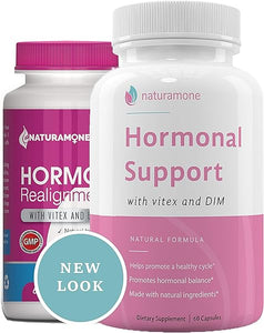 Estrogen Balance with Vitex & DIM for Women by Naturamone - for PMS Relief, Hormonal Acne, Estrogen Imbalance, Irregular Periods and PMDD - 60 Capsules in Pakistan