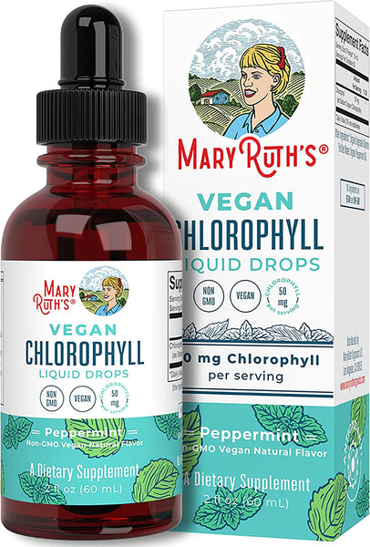 Chlorophyll Liquid Drops for Immune Support | Liquid Chlorophyll Drops | Energy Boost | Skin Care Supplement | Natural Deodorant | Vegan | Non-GMO | Gluten Free | 2 Fl Oz | 2 Pack in Pakistan