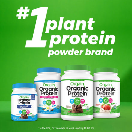 Orgain Organic Vegan Protein Powder, Creamy Chocolate Fudge - Supplement in Pakistan