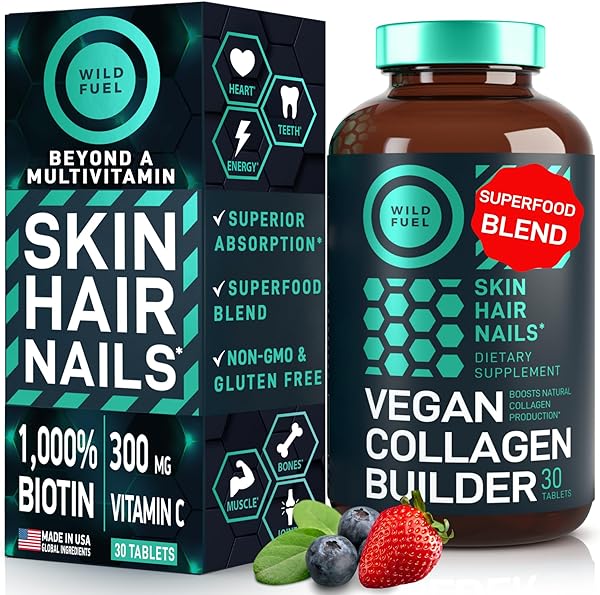 Vegan Collagen Builder Tablets - Cruelty-Free in Pakistan