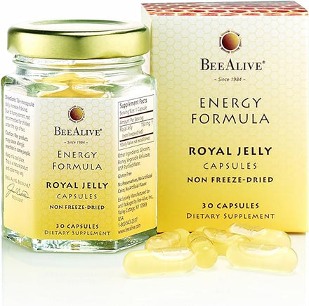 Royal Jelly Energy Formula Non Freeze-Dried 150mg 30 Capsules in Pakistan