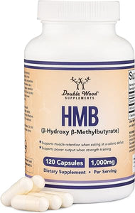 HMB Supplement, Third Party Tested, Made in USA, 120 Capsules, 1000mg per Serving, 500mg per Capsule. in Pakistan