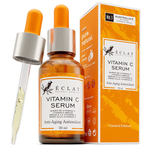 𝗢𝗥𝗚𝗔𝗡𝗜𝗖 Vitamin C Serum for Face with hyaluronic acid Anti Aging Brightening Face Serum for Pure Skin Glow