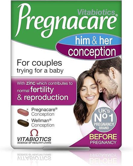 Vitabiotics - Pregnacare - His & Her Conception - 2x30 Tablets in Pakistan