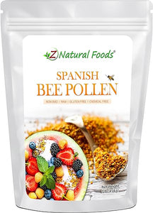 Premium Bee Pollen Granules - Product of Spain | Pleasant Aromatic Sweet Flavor | All Natural Multicolor | 100% Pure, Health Superfood Supplement, Non-GMO, 1lb in Pakistan