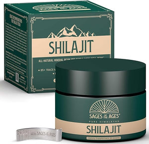 Pure Organic Shilajit Resin | Authentic Himalayan Gold Grade Harvested 16,000-18,000 ft | 85+ Trace Minerals | Fulvic & Humic Acid for Energy & Immune System Support | 30 Grams | 60-90 Day Supply in Pakistan