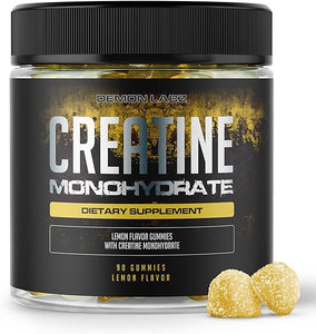 Creatine Monohydrate - Gummies with Lemon Flavor (90 Count (Pack of 1)) in Pakistan