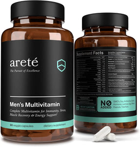 Natural Multivitamin for Men Health - 30+ High Potency Multi Vitamins A C E D B Complex, for Immune Support, Fertility Supplements, Prostate Health, Energy, Non-GMO, Vegetarian, Mens Multivitamin